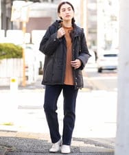 OLJLP04230 eur3(エウルキューブ) 【大きいサイズ】ショートダウンジャケット ブラック(94)