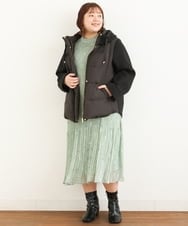 OLJLP11190 eur3(エウルキューブ) 【大きいサイズ】ダンボールコンビダウン ブラック(94)