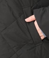 OLJLS02269 eur3(エウルキューブ) 【大きいサイズ】ライトダウンポンチョ ブラック(94)
