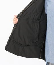 OLJLS02269 eur3(エウルキューブ) 【大きいサイズ】ライトダウンポンチョ ブラック(94)