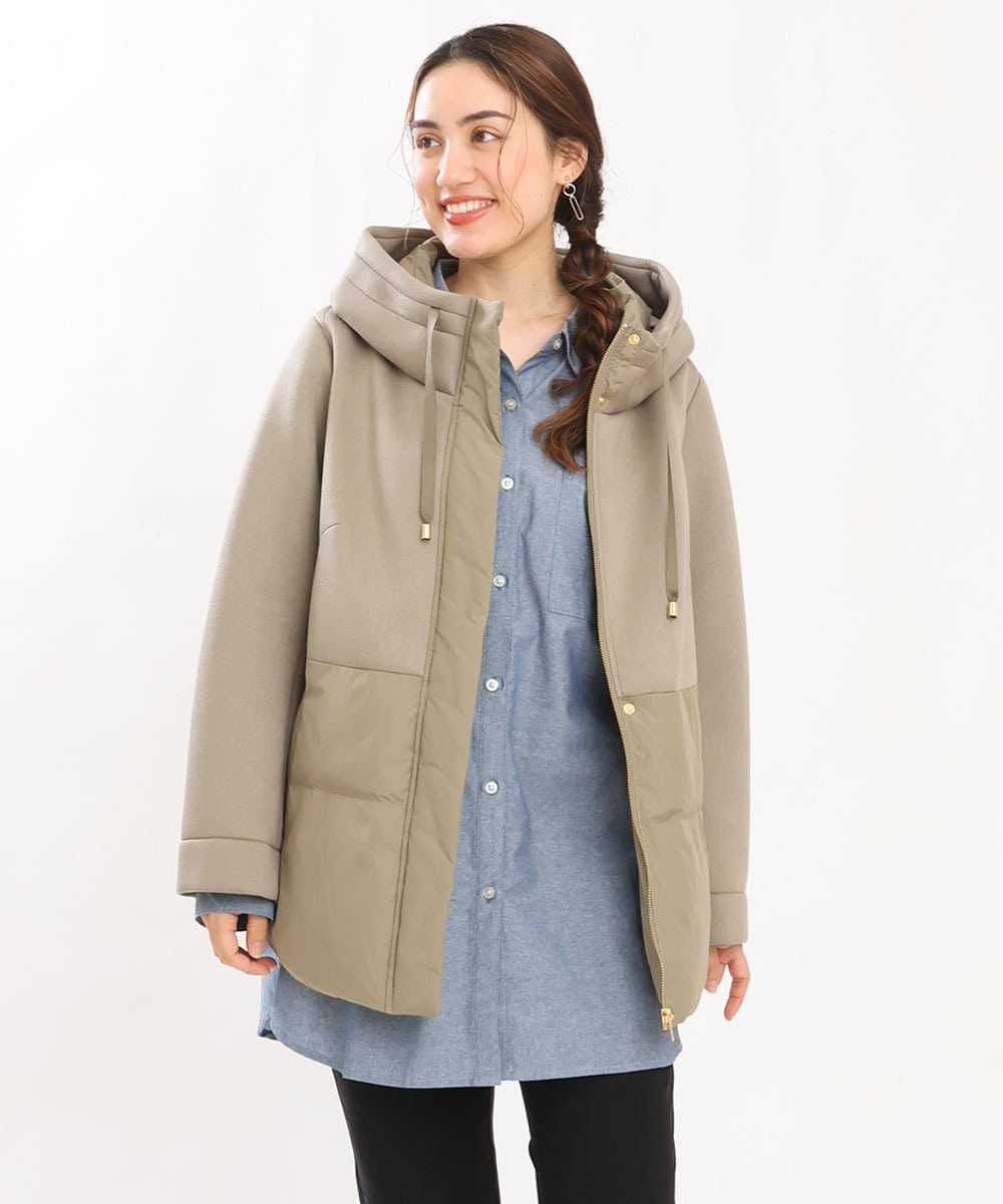OLJLS05259 eur3(エウルキューブ) 【大きいサイズ】ダンボールコンビアウター カーキ(36)