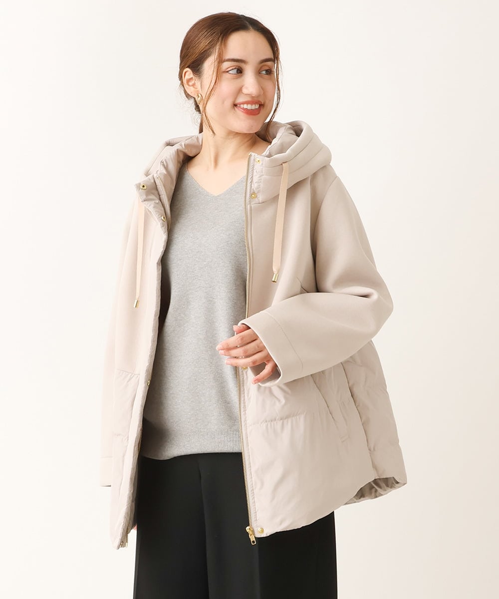 OLJLS05259 eur3(エウルキューブ) 【大きいサイズ】ダンボールコンビアウター ベージュ(82)