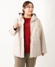 OLJLS05259 eur3(エウルキューブ) 【大きいサイズ】ダンボールコンビアウター ベージュ(82)