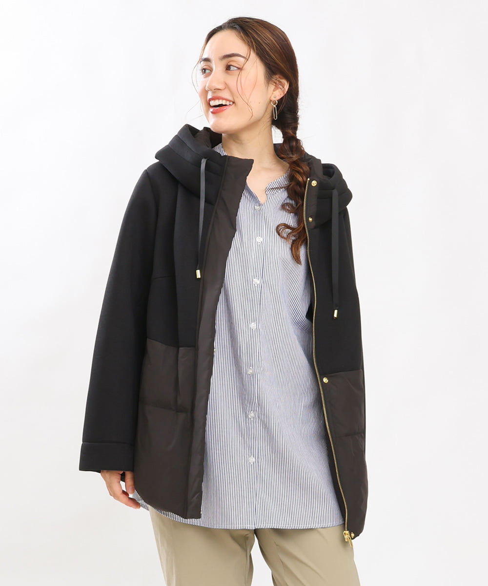 OLJLS05259 eur3(エウルキューブ) 【大きいサイズ】ダンボールコンビアウター ブラック(94)