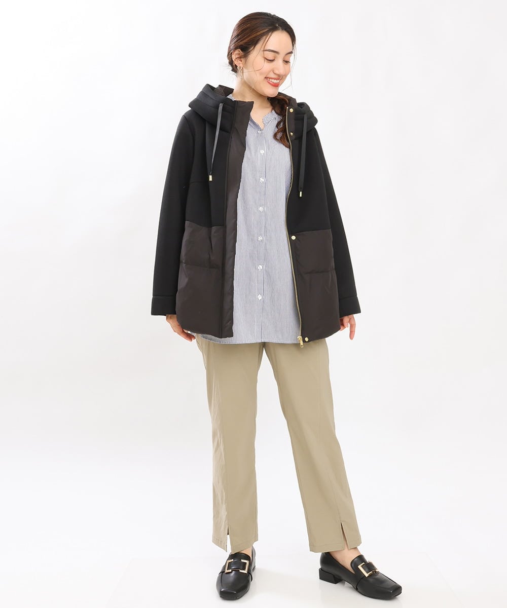OLJLS05259 eur3(エウルキューブ) 【大きいサイズ】ダンボールコンビアウター ブラック(94)
