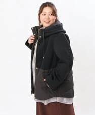 OLJLS05259 eur3(エウルキューブ) 【大きいサイズ】ダンボールコンビアウター ブラック(94)