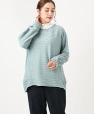 OLKAA30049 eur3(エウルキューブ) 【大きいサイズ】ハイネックカットソー ホワイト(90)