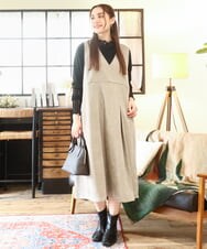 OLKAD18049 eur3(エウルキューブ) 【再入荷/大きいサイズ】ハイネックレースカットソー ブラック(94)