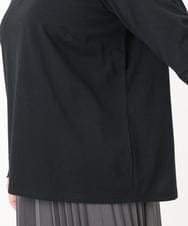OLKAD18049 eur3(エウルキューブ) 【再入荷/大きいサイズ】ハイネックレースカットソー ブラック(94)