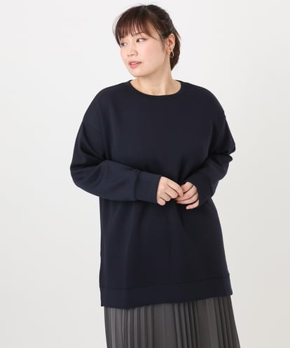 OLKAD25069 eur3 【大きいサイズ】もちもちジャージープルオーバー