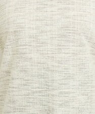 OLKAS11070 eur3(エウルキューブ) 【大きいサイズ/a.v.v×eur3】カットツイードギャザースリーブトップス ベージュ(82)