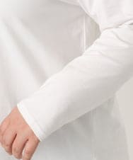 OLKDD03069 eur3(エウルキューブ) 【大きいサイズ】コットン長袖Tシャツ アイボリー(ロゴ）
