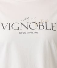 OLKDD03069 eur3(エウルキューブ) 【大きいサイズ】コットン長袖Tシャツ アイボリー(ロゴ）
