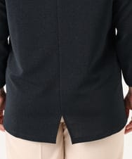 OLKDD16069 eur3(エウルキューブ) 【大きいサイズ】バックスリットプルオーバー ネイビー