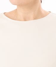 OLKED10079 eur3(エウルキューブ) 【大きいサイズ】裾シア―カットソー ライトグレー