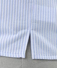 OLKFD04069 eur3(エウルキューブ) 【大きいサイズ】シャンブレーストライププカットソー ライトブルー