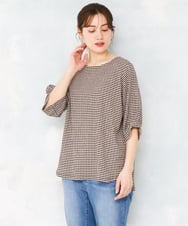 OLKFD17059 eur3(エウルキューブ) 【大きいサイズ】カーブヘムカットソー ライトピンク