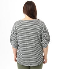 OLKFD17059 eur3(エウルキューブ) 【大きいサイズ】カーブヘムカットソー アイボリー