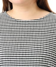 OLKFD17059 eur3(エウルキューブ) 【大きいサイズ】カーブヘムカットソー アイボリー