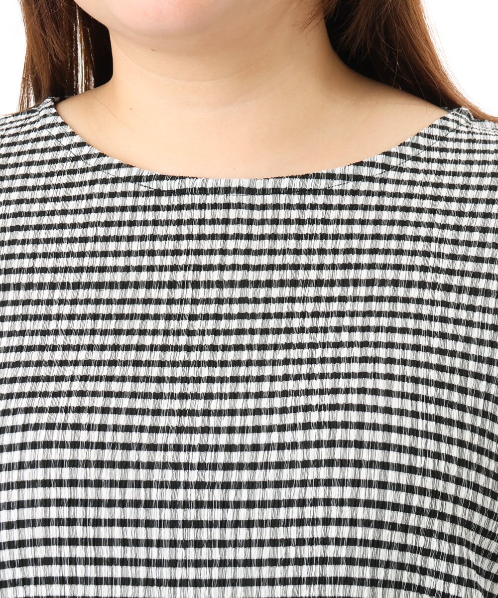 OLKFD17059 eur3(エウルキューブ) 【大きいサイズ】カーブヘムカットソー アイボリー