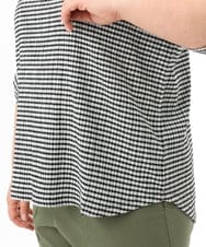 OLKFD17059 eur3(エウルキューブ) 【大きいサイズ】カーブヘムカットソー アイボリー