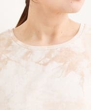 OLKFS14060 eur3(エウルキューブ) 【雑誌掲載】【大きいサイズ】タイダイロング丈タンクトップ ベージュ(82)