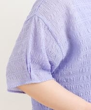OLKFS15080 eur3(エウルキューブ) 【大きいサイズ/2点セット】シアートップス＆タンクトップセット ラベンダー(60)