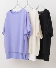 OLKFS15080 eur3(エウルキューブ) 【大きいサイズ/2点セット】シアートップス＆タンクトップセット ブラック(94)