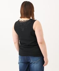 OLKGA07039 eur3(エウルキューブ) 【大きいサイズ】レースタンクトップ ブラック(94)