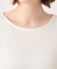 OLKGD35064 eur3(エウルキューブ) 【大きいサイズ】シャーリングジャージープルオーバー アイボリー