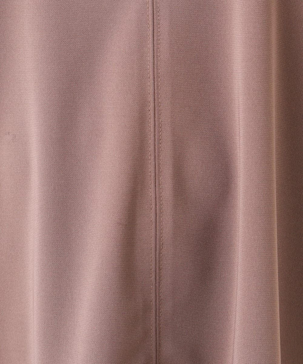 OLKGV24069 eur3(エウルキューブ) 【大きいサイズ/接触冷感/セットアップ対応】Vネックジャージートップス モカ(84)