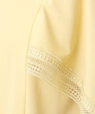OLKHD31069 eur3(エウルキューブ) 【大きいサイズ/a.v.v×eur3】接触冷感ハンカチーフスリーブカットソー ライトイエロー