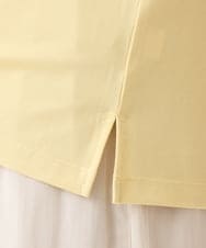 OLKHD31069 eur3(エウルキューブ) 【大きいサイズ/a.v.v×eur3】接触冷感ハンカチーフスリーブカットソー ライトイエロー
