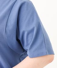 OLKHV13064 eur3(エウルキューブ) 【大きいサイズ/汗染み防止】Vネックカットソー ブルー(55)