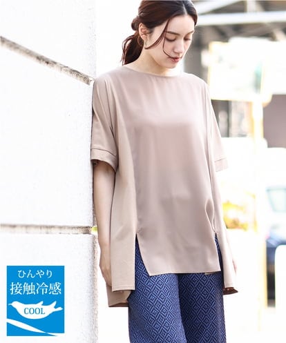 OLKHV39089 eur3 【大きいサイズ】ジャージーコンビトップス