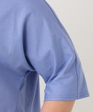 OLKIA51064 eur3(エウルキューブ) 【大きいサイズ/抗菌・消臭】コットンラグランスリーブトップス ブルー(55)