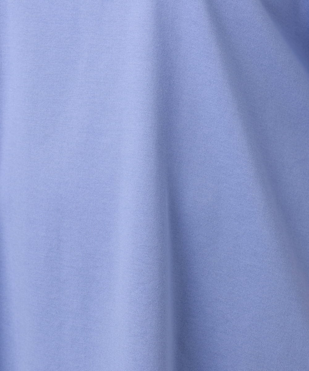 OLKIA51064 eur3(エウルキューブ) 【大きいサイズ/抗菌・消臭】コットンラグランスリーブトップス ブルー(55)