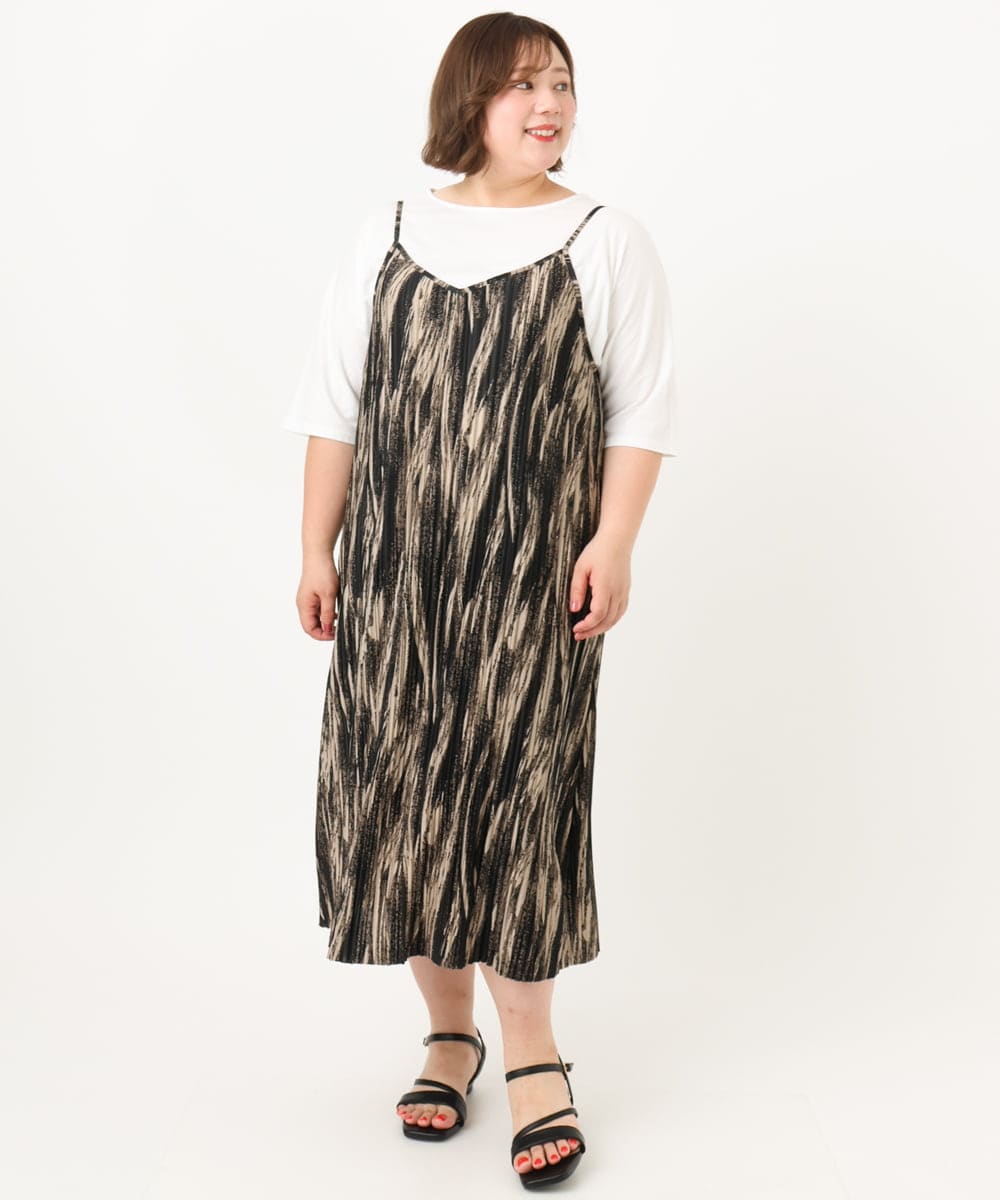 OLKIA51064 eur3(エウルキューブ) 【大きいサイズ/抗菌・消臭】コットンラグランスリーブトップス アイボリー(80)