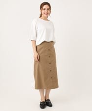 OLKIA52054 eur3(エウルキューブ) 【大きいサイズ】アニバーサリーバックプリントTシャツ ホワイト(90)