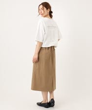 OLKIA52054 eur3(エウルキューブ) 【大きいサイズ】アニバーサリーバックプリントTシャツ ホワイト(90)