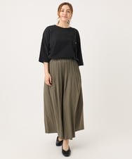 OLKJA05049 eur3(エウルキューブ) 【大きいサイズ】エンボスロゴTシャツ ブラック(94)