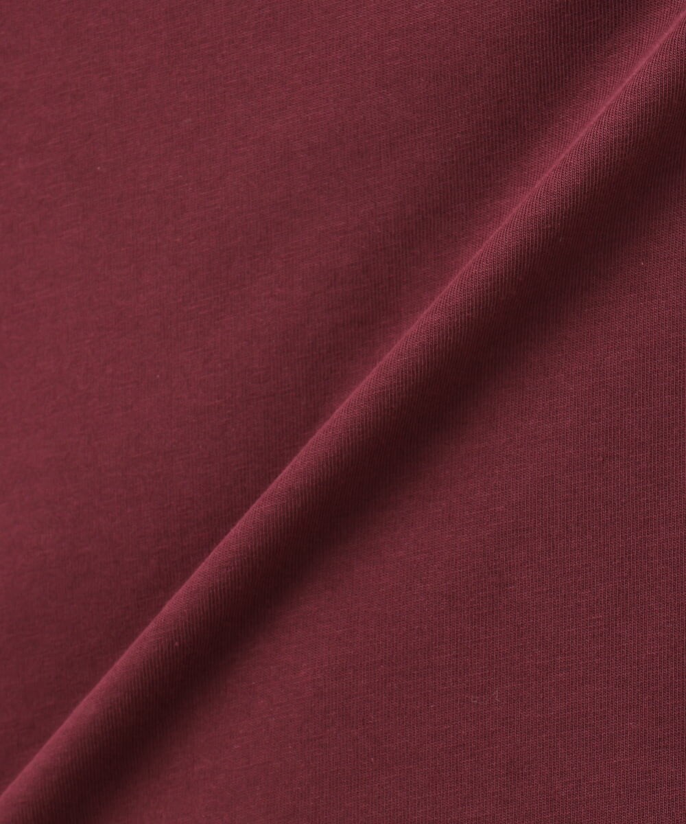 OLKJA10049 eur3(エウルキューブ) 【大きいサイズ/接触冷感】UVカットロールアップスリーブカットソー ワイン(77)