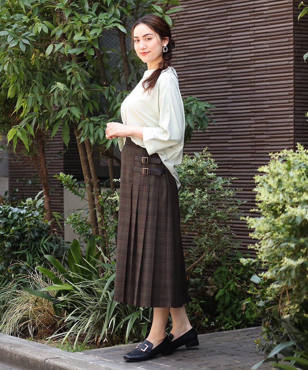 OLKJS14079 eur3(エウルキューブ) 【大きいサイズ】ドクターカラーカットソー ライトグリーン(30)
