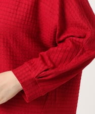 OLKKA08069 eur3(エウルキューブ) 【大きいサイズ】シャーリングジャージープルオーバー レッド(05)