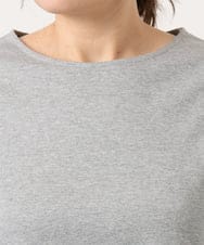 OLKKA24099 eur3(エウルキューブ) 【大きいサイズ】シャツレイヤード風カットソー グレー(92)