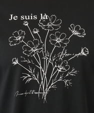 OLKKD10064 eur3(エウルキューブ) 【大きいサイズ】プリント長袖Tシャツ ブラック