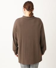OLKKS16079 eur3(エウルキューブ) 【大きいサイズ】フーディー風トップス モカ(84)
