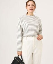 OLKLA28054 eur3(エウルキューブ) 【大きいサイズ】プチハイネックリブカットソー アイボリー(80)