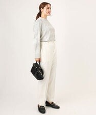 OLKLA28054 eur3(エウルキューブ) 【大きいサイズ】プチハイネックリブカットソー アイボリー(80)