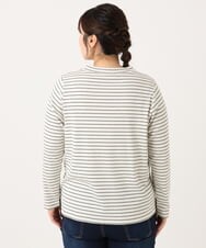 OLKLA28054 eur3(エウルキューブ) 【大きいサイズ】プチハイネックリブカットソー アイボリー(80)